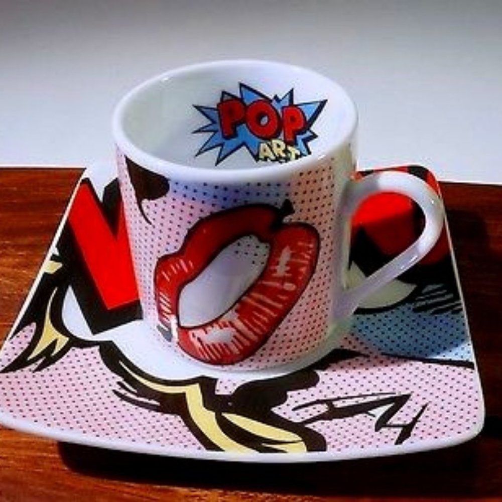 POP ART ESPRESSO CUP BY FINECASA
